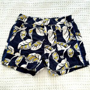 J.Crew leaf print women's shorts
